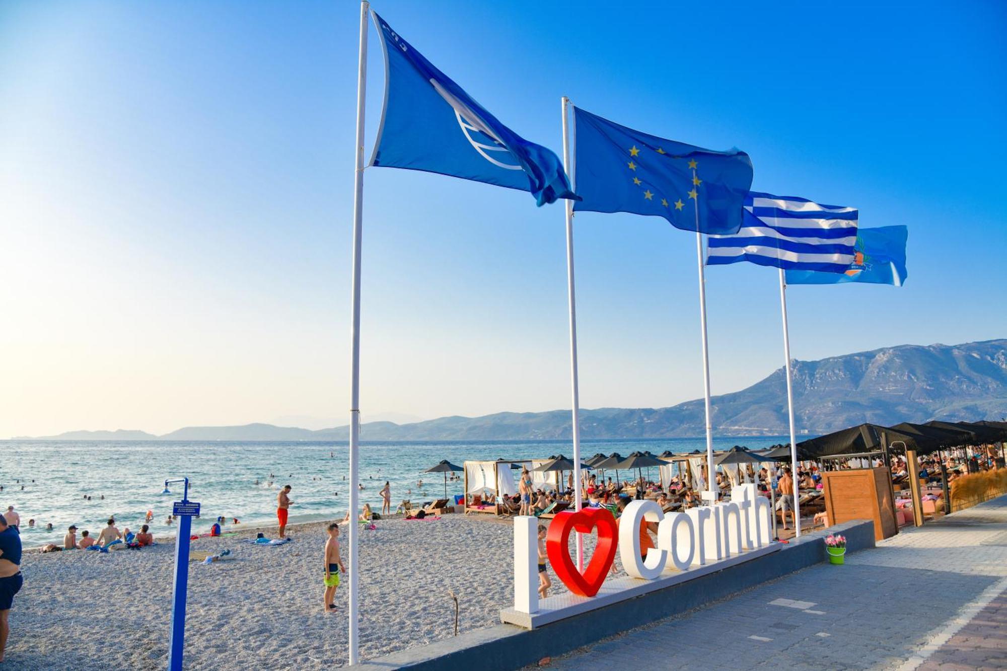 Beach Blue Villa Corinth Zewnętrze zdjęcie